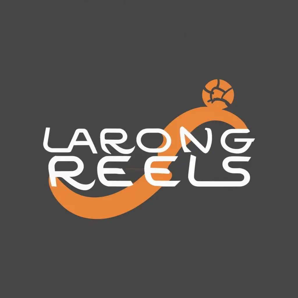 logo, NBA LOGO, with the text "Larong reels", typography, be used in Sports Fitness industry