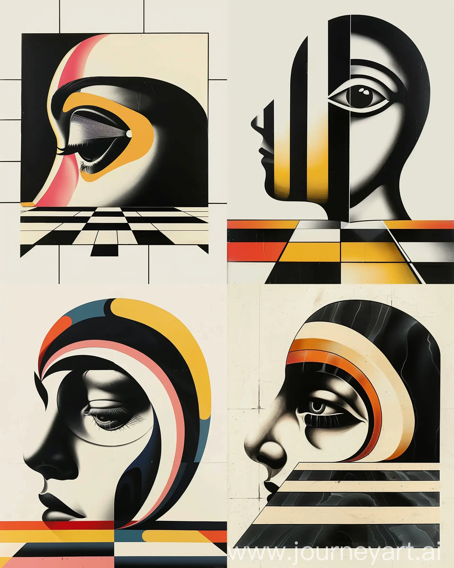 PostModernist-Bauhaus-Design-with-Geometric-Illusions