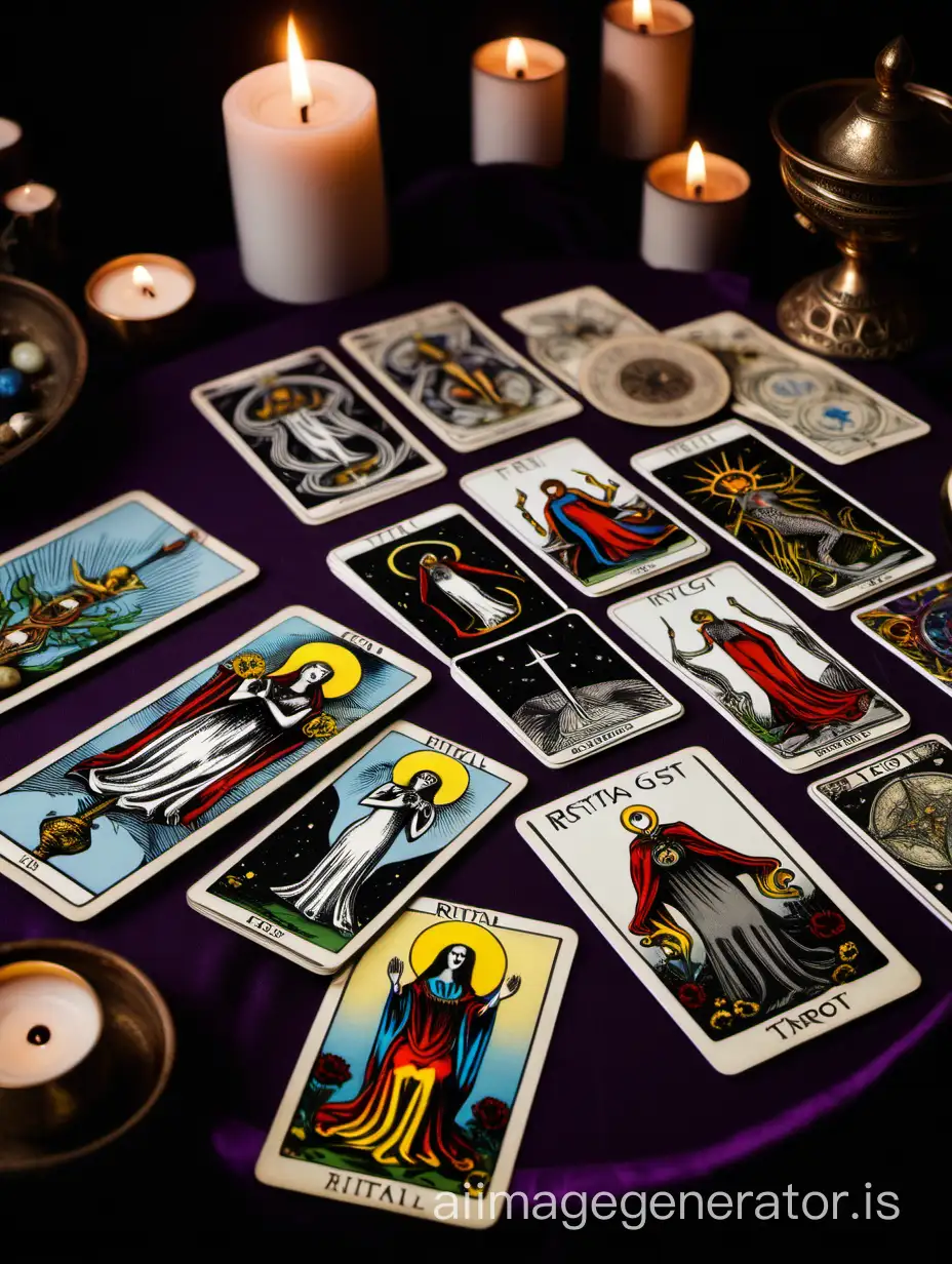Ritual, mysticism, tarot cards