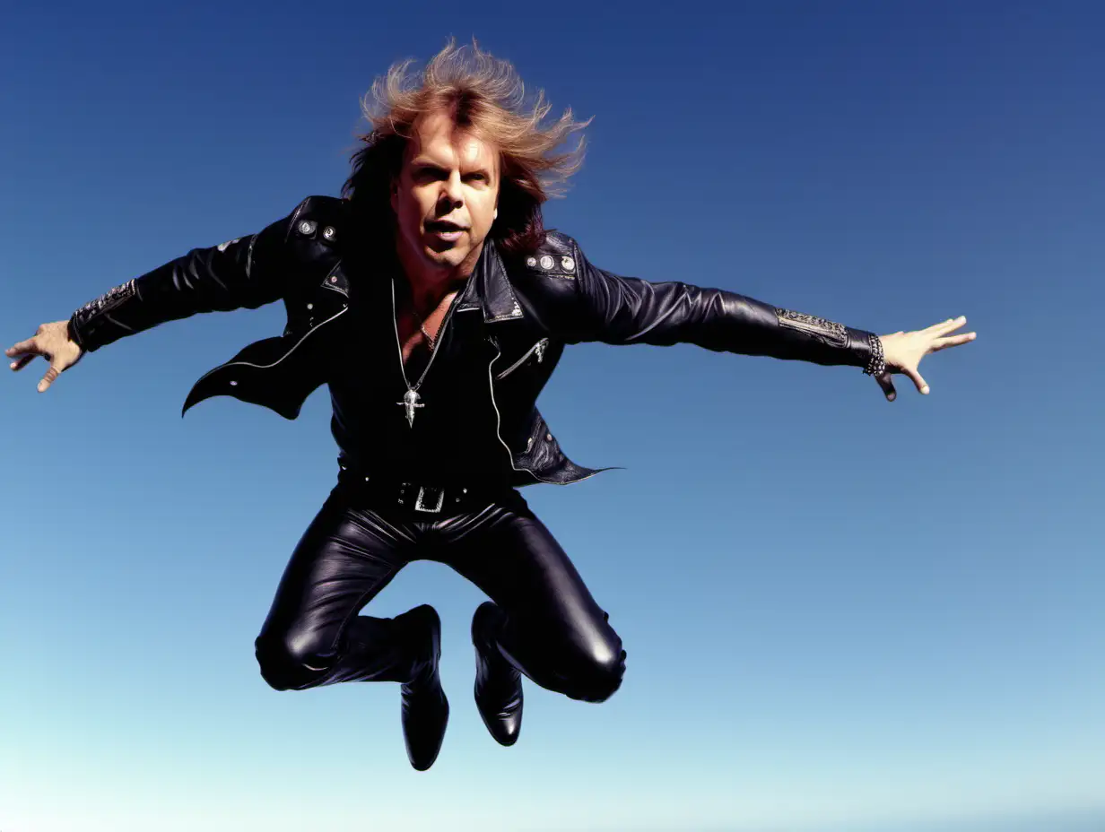 Joey Tempest Soaring in the Clear Sky