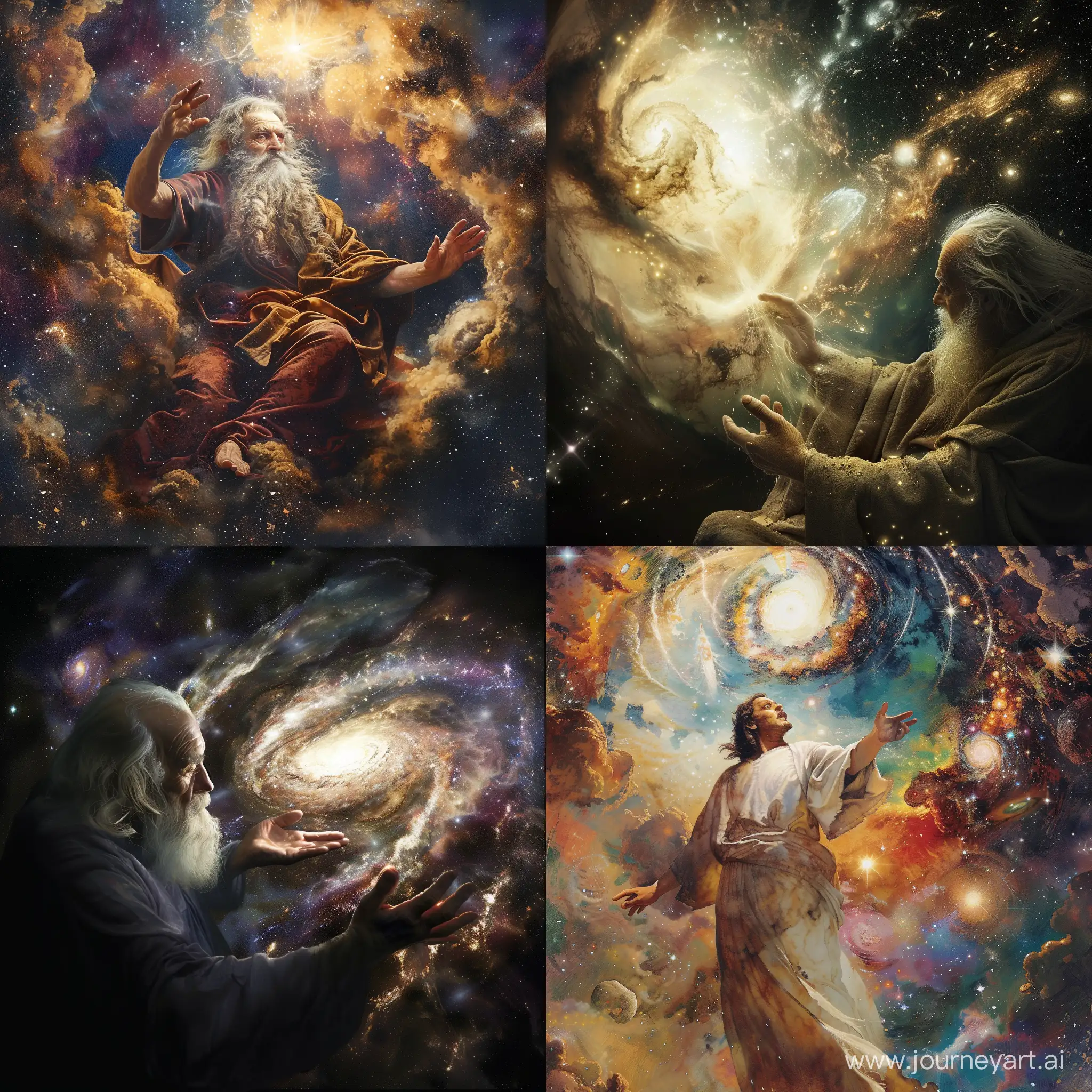 the god making the universe
