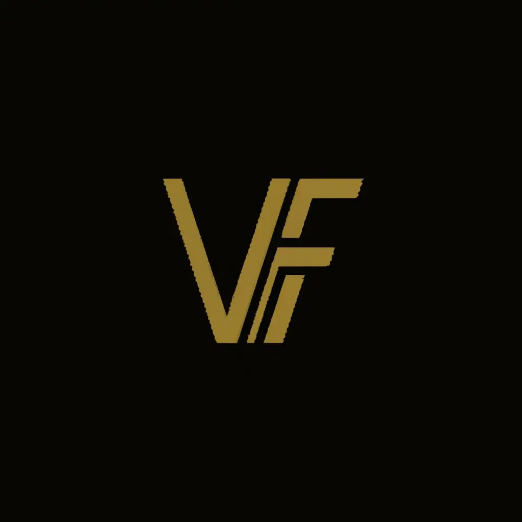a logo design,with the text "VF", main symbol:VF,Moderate,clear background
