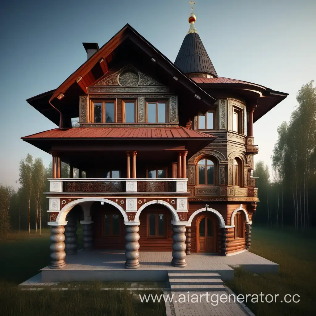 Modern-Ancient-Russian-Style-House