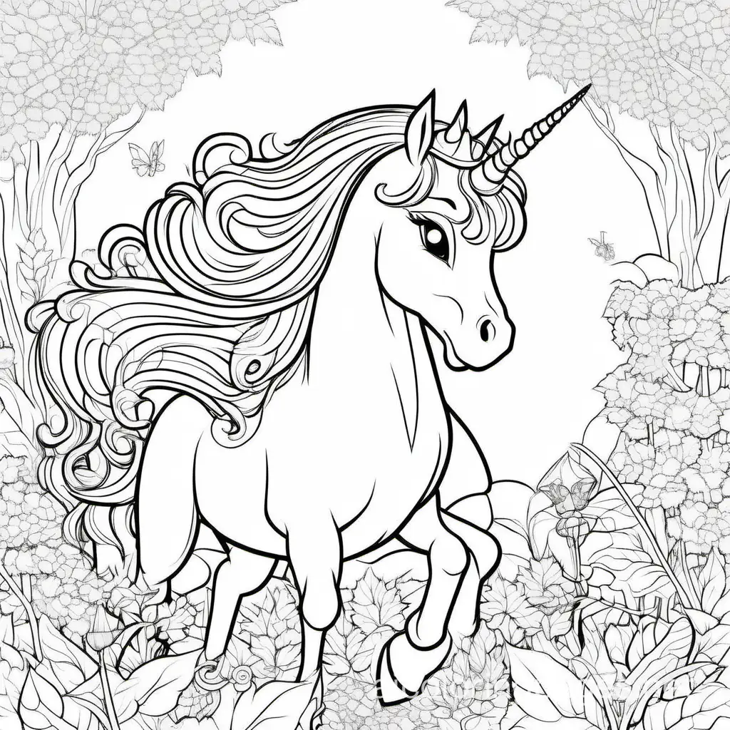 Fairy-and-Unicorn-Coloring-Page-Simple-Line-Art-for-Kids