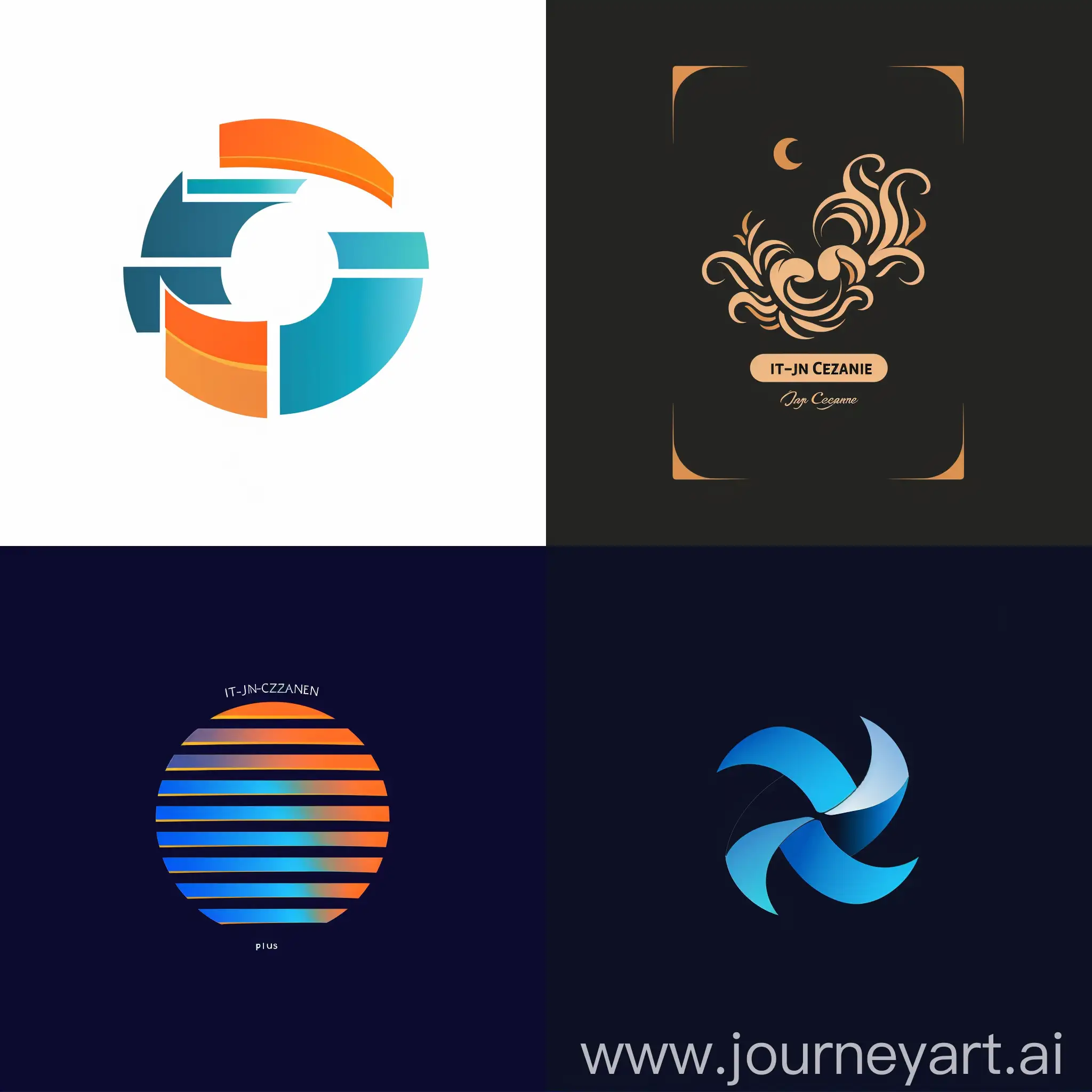 ITService-Jan-Cezanne-Innovative-Information-Technology-Logo-Design