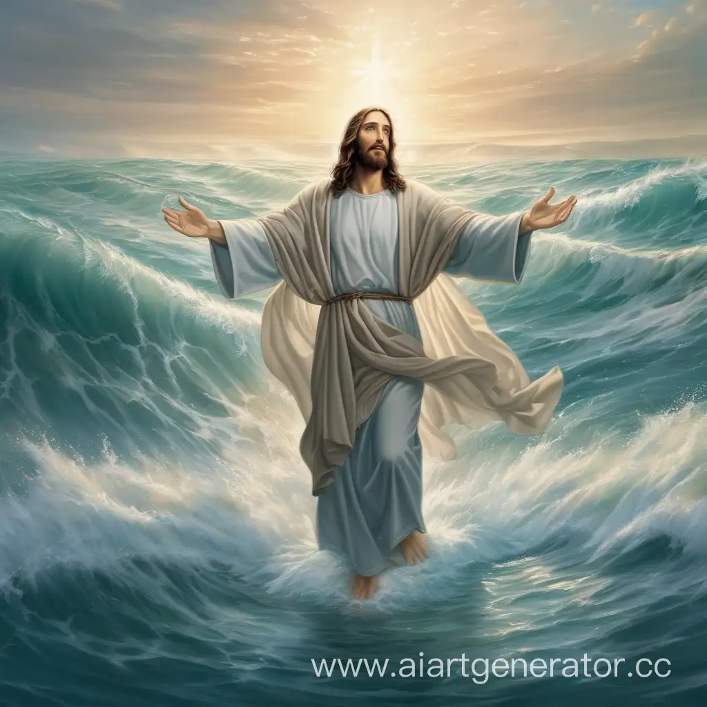 jesus christ sea water