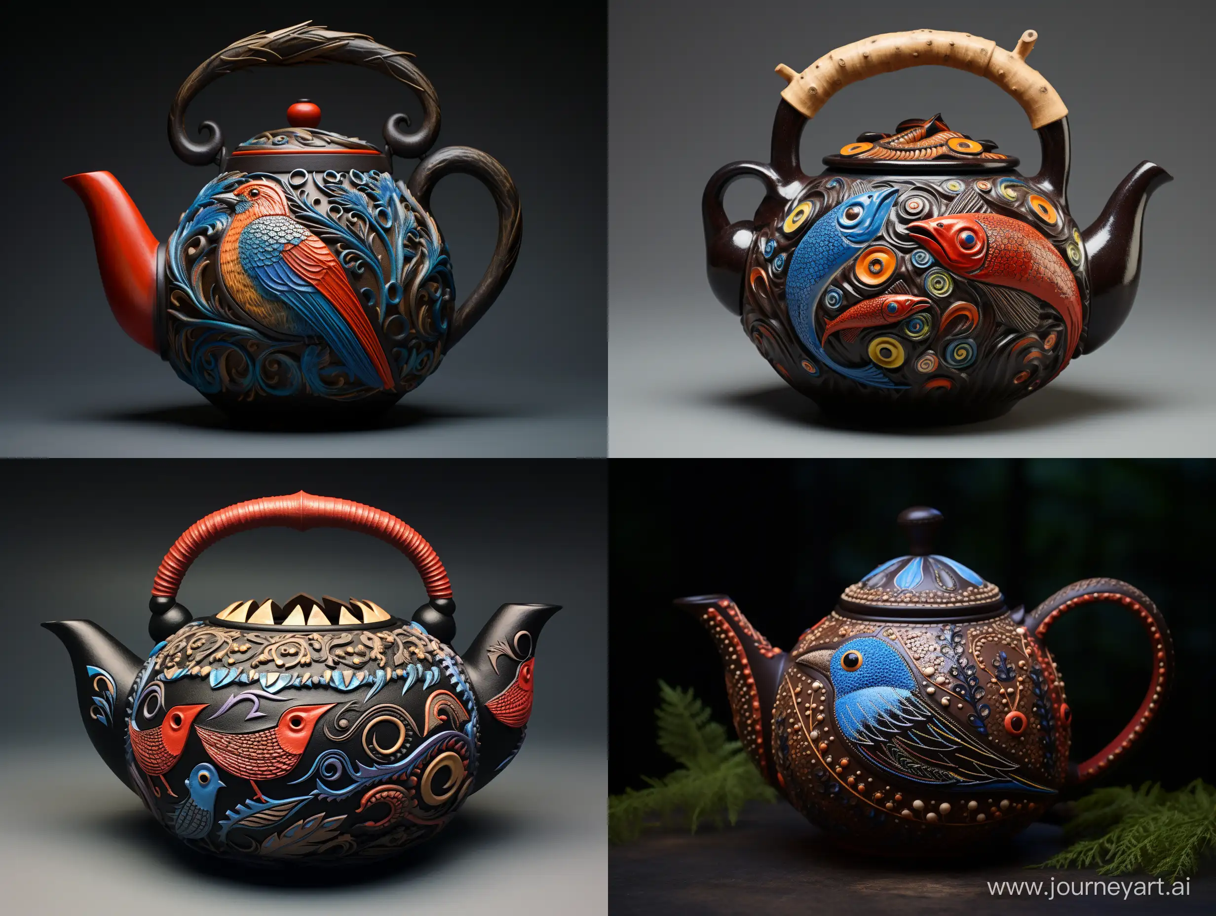 Exquisite-Toynkita-Ornamented-Ceramic-Kettle-with-Detailed-Wildlife-Motifs