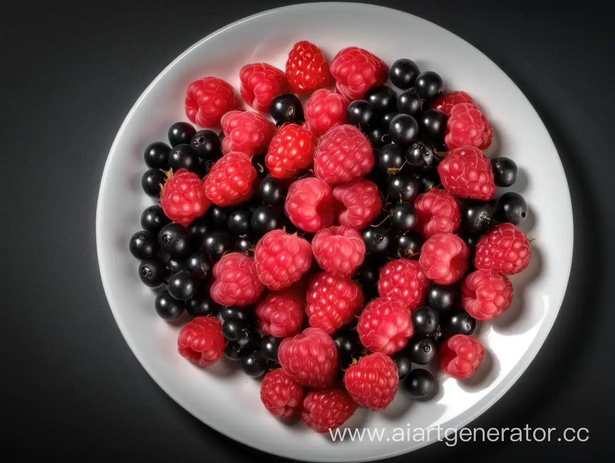 Fresh-Berries-Assortment-in-a-Plate-Raspberry-Currant-Strawberry-Delight