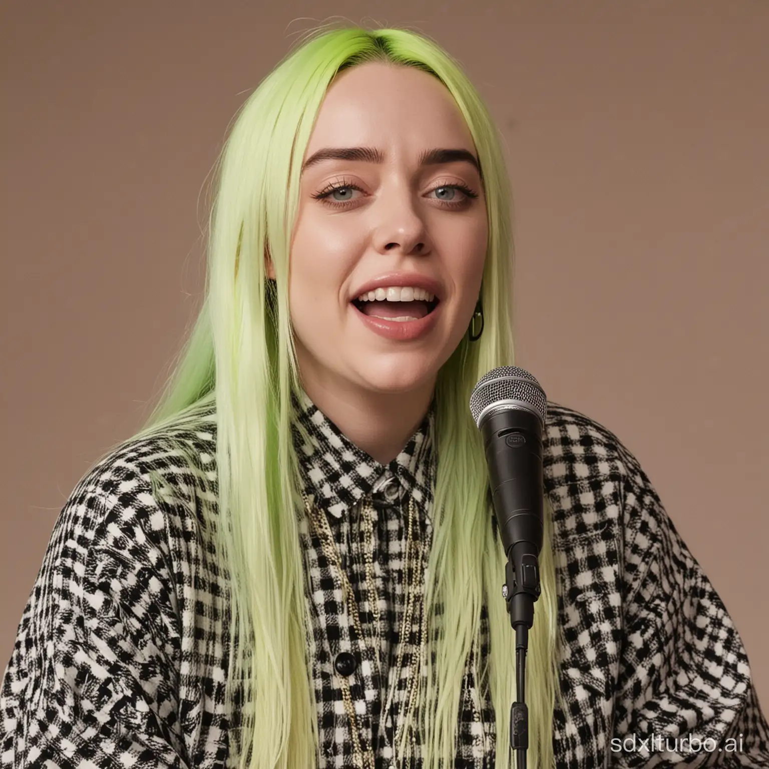 Billie-Eilish-Performing-Live-Concert-with-Signature-Style