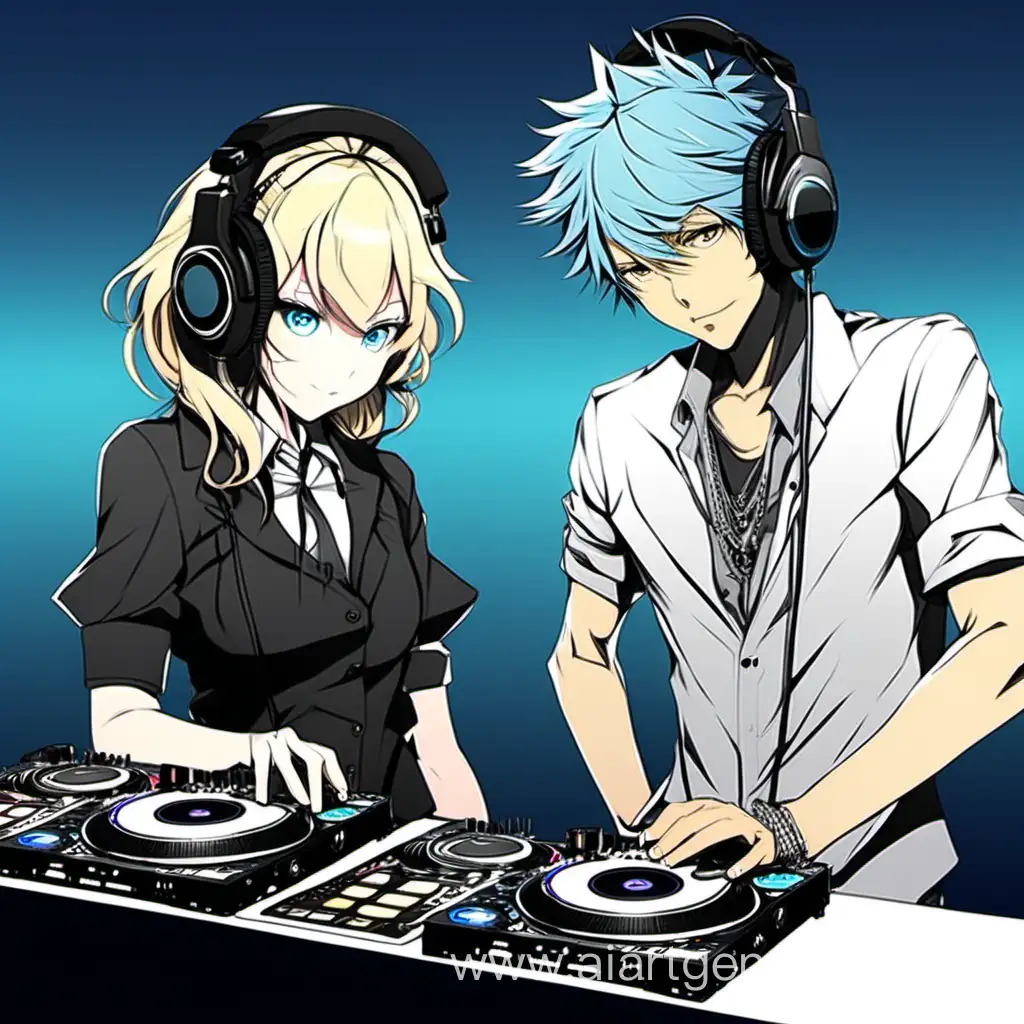 Anime-DJ-and-Host-Vibrant-Duo-Spinning-Tunes