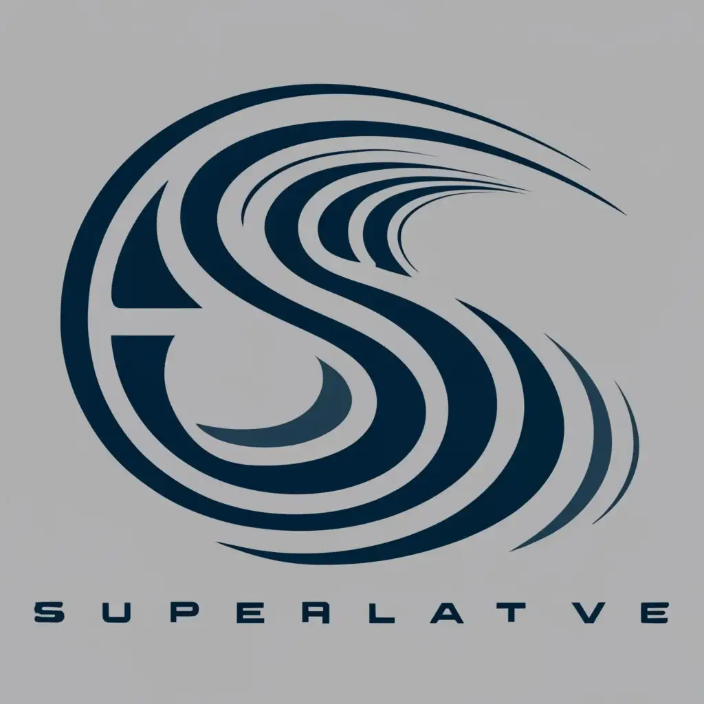 logo, An S and M that look like a fast moving vehicle, with the text "“Superlative Motors”", typography, be used in Automotive industry
