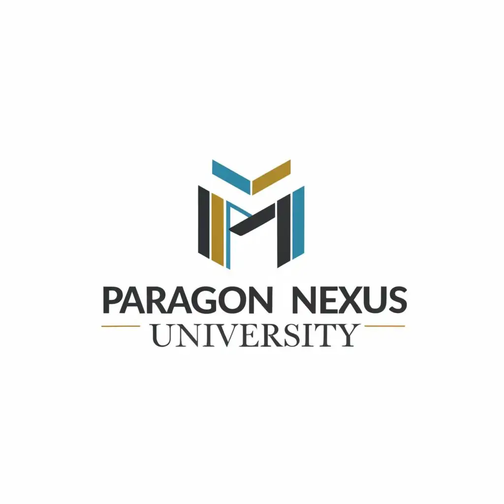 logo, Paragon Nexus University, with the text "Paragon Nexus University", typography, be used in Education industry