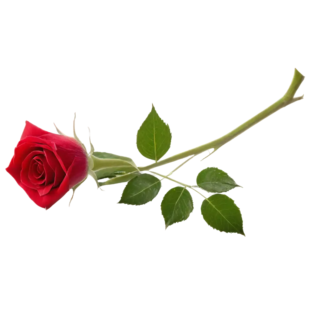 Exquisite-PNG-Rendering-of-a-Stunning-Rose-Flower-Elevate-Visuals-with-HighQuality-Clarity