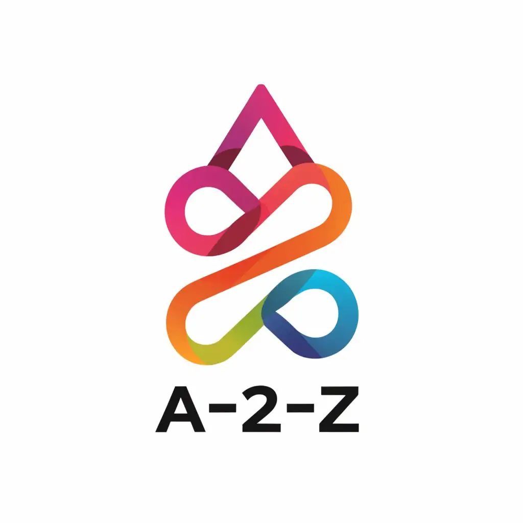 a logo design,with the text "A2Z", main symbol:A2Z,Moderate,clear background