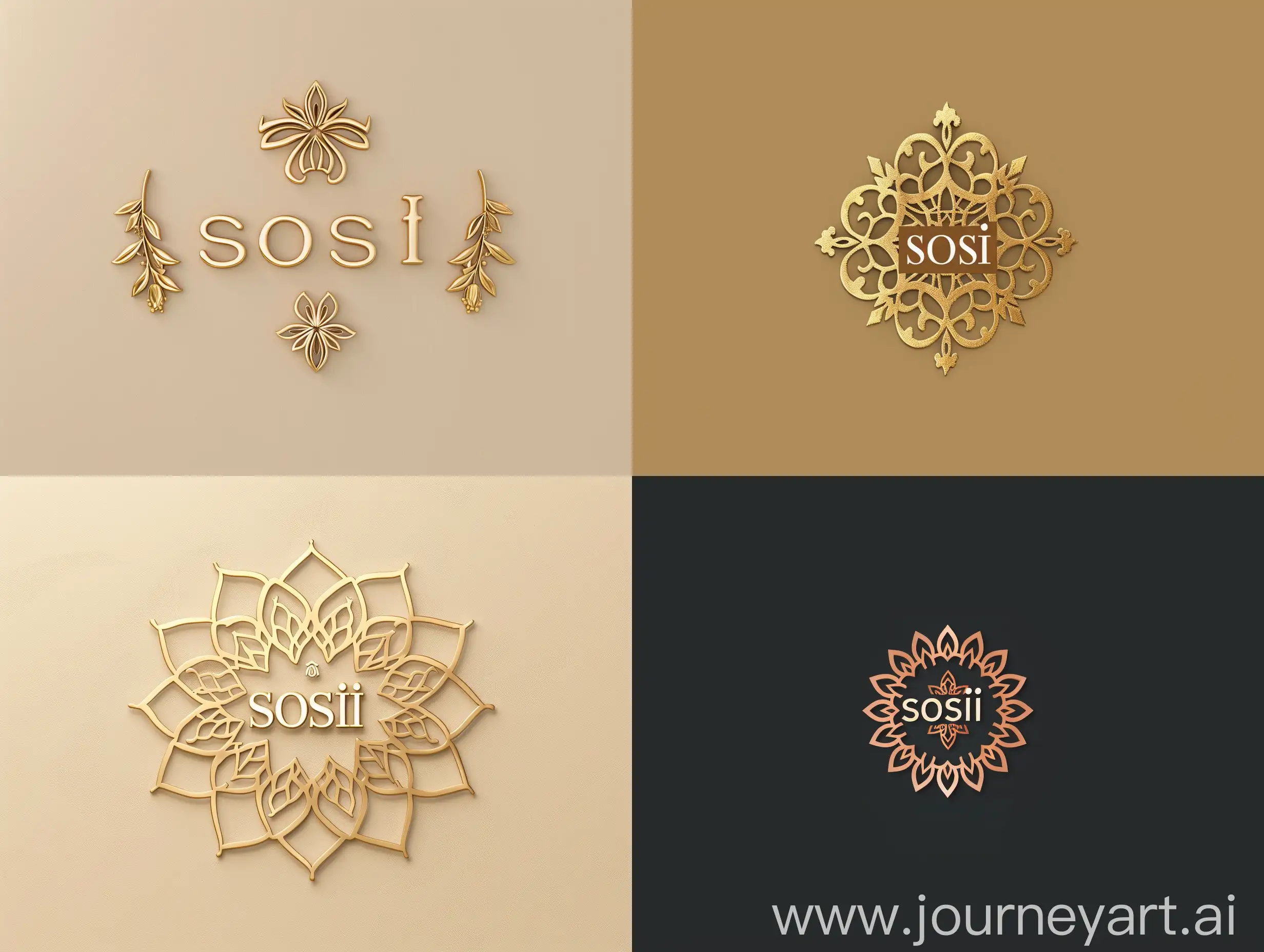A simple and stylish 3d logo with the word soshi in the middle is used from Persian spirituality and Iranian poetsTo use the signs and symptoms of a Persian school