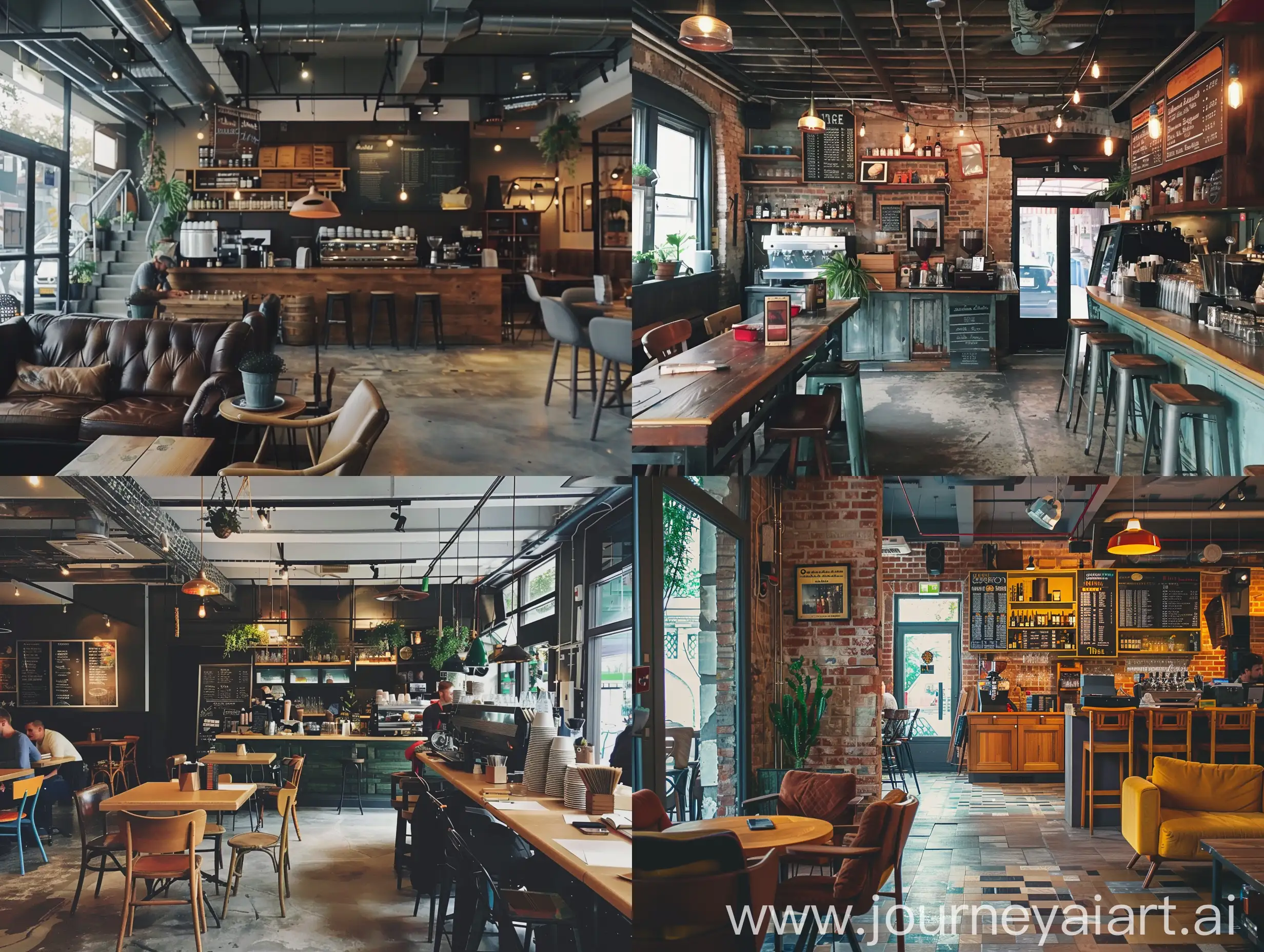 Entrepreneurs-Networking-in-a-Vibrant-Workspace