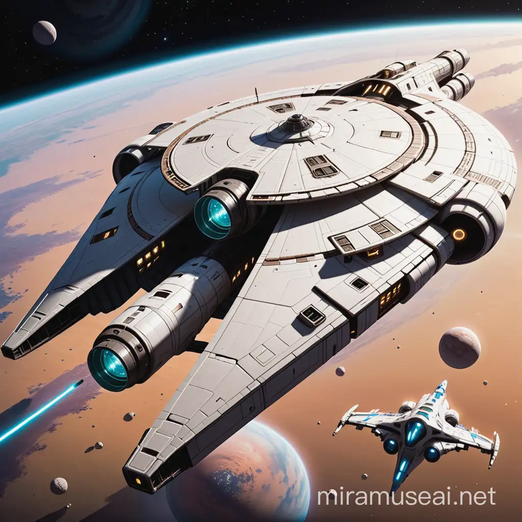 coriolis rpg starship, freighter courier ship, beauty, lean and fast
milenium falcon like

