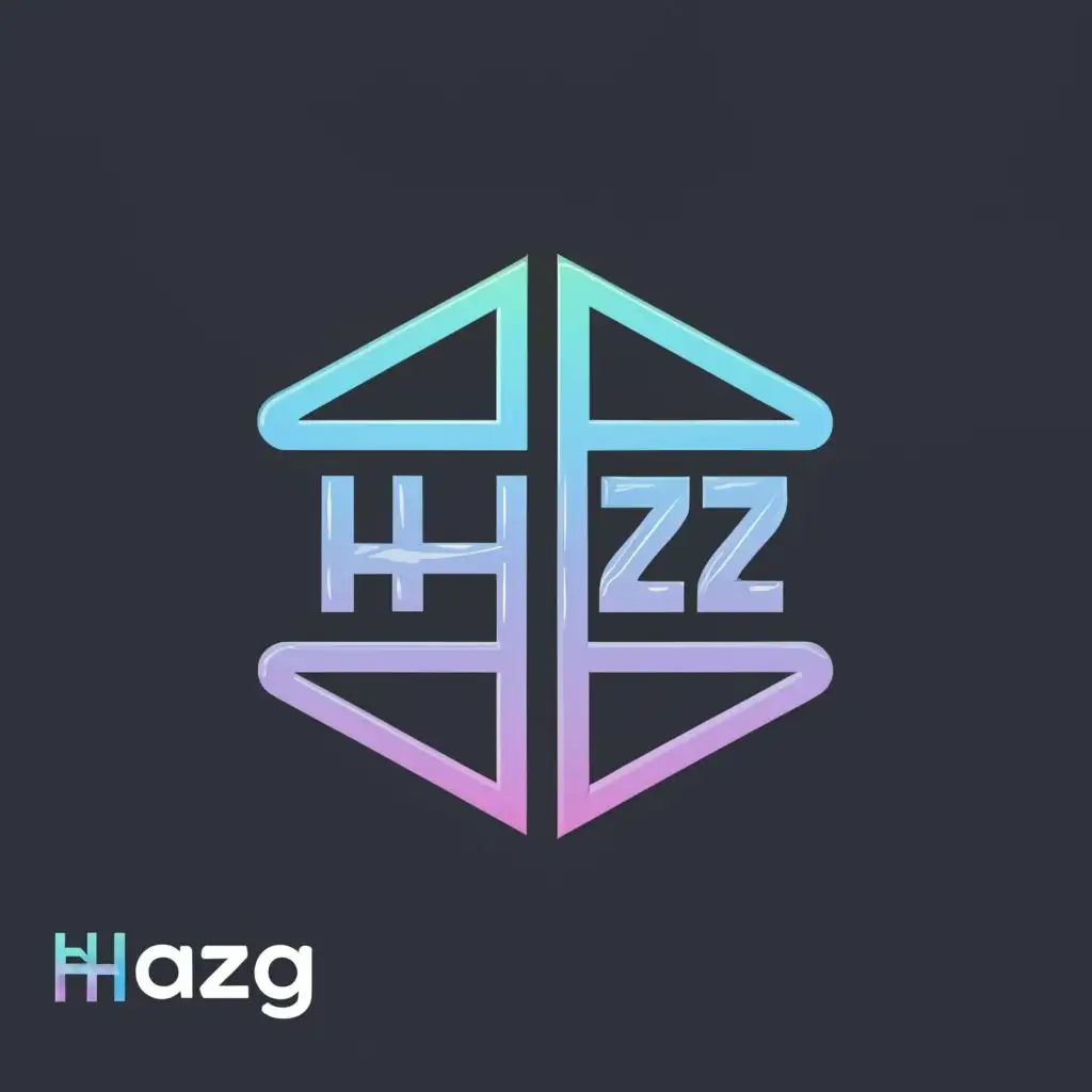 a logo design,with the text "haz", main symbol:haz in futuristic ; eters,Moderate,clear background