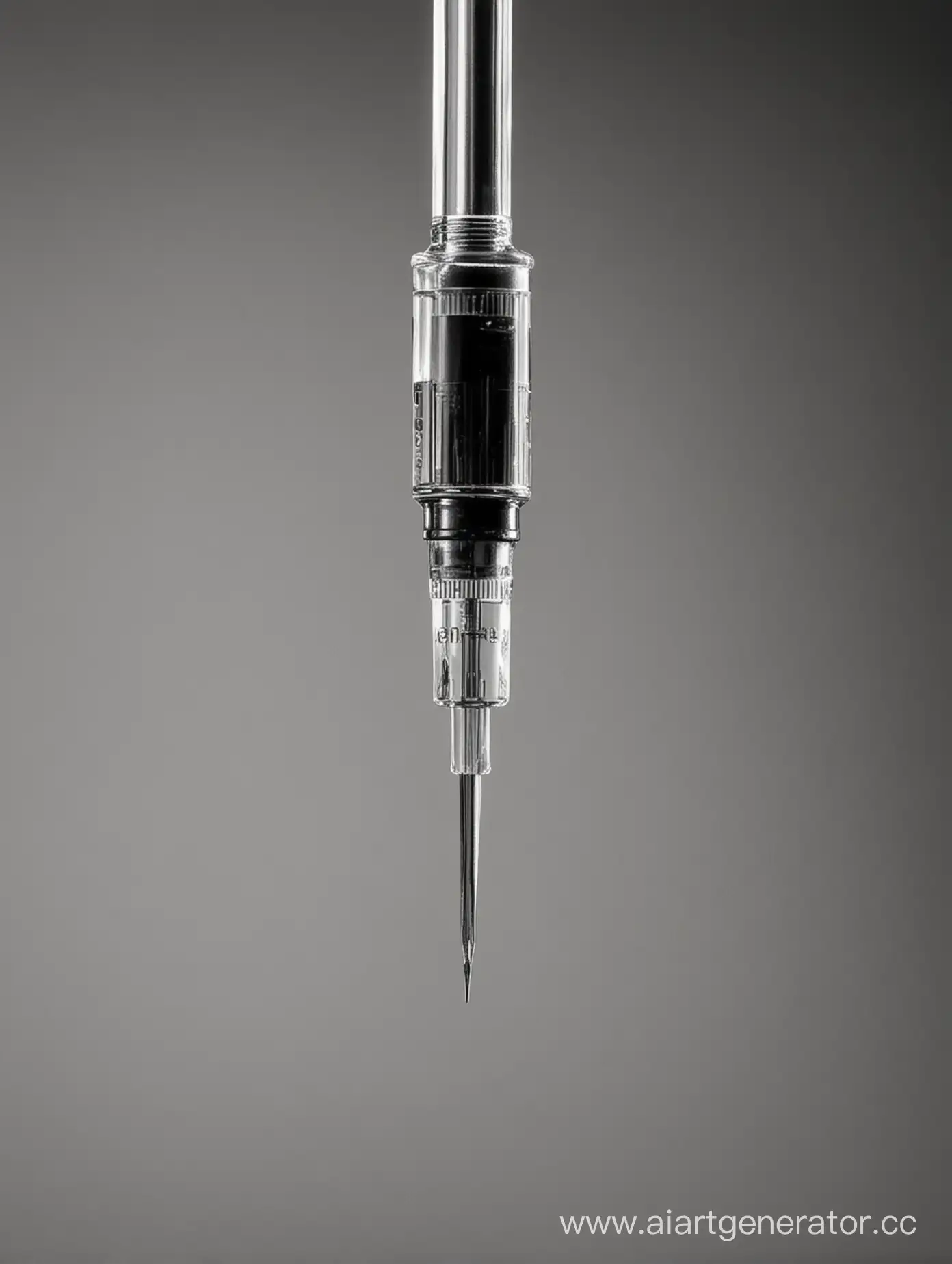 Monochrome-Injection-Needle-Minimalist-Medical-Tool-in-Black-and-White