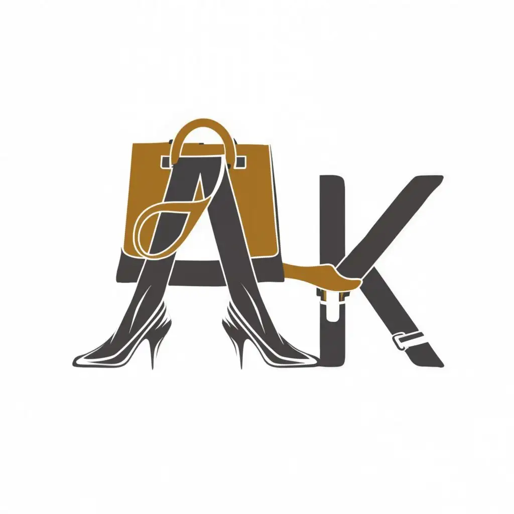 LOGO-Design-For-AH-Retail-Shoe-and-Bag-Overlapping-with-AH-Typography
