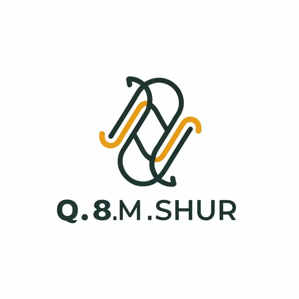 a logo design,with the text "q8.mnshur", main symbol:media,Moderate,clear background
