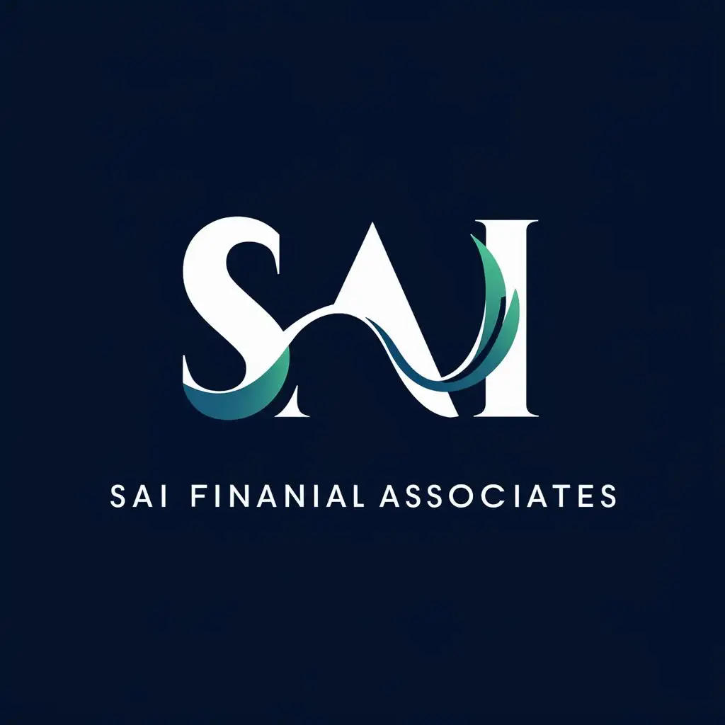 logo, Abstract, with the text "SAI Financial Associates", typography