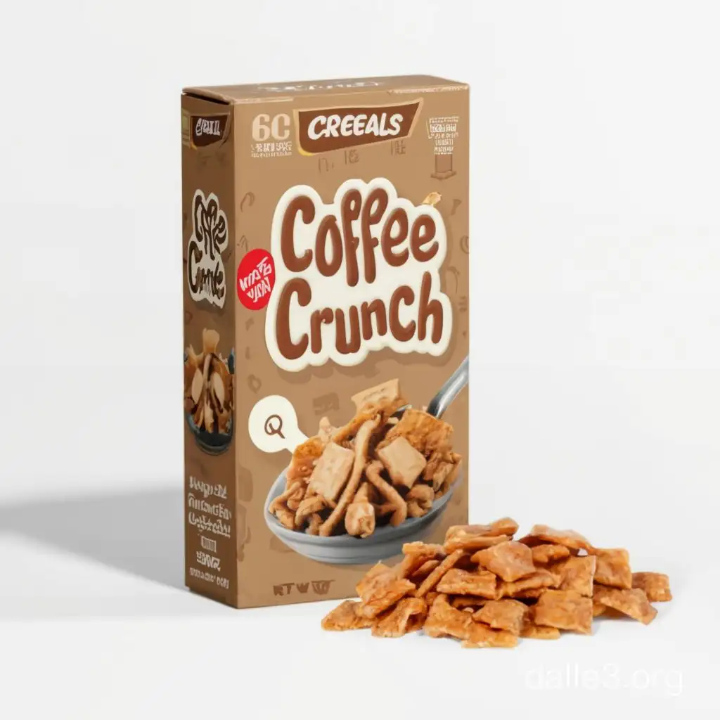 Delicious CoffeeFlavored Cereal Packing Process Dalle3 AI
