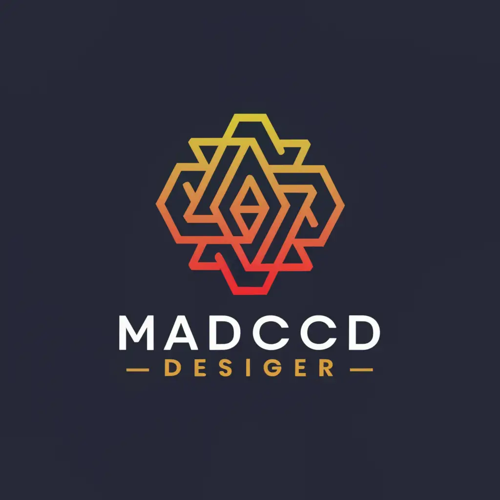 a logo design,with the text "MADHUR AUTOCAD DESIGNER", main symbol:Cad designs,Moderate,be used in Technology industry,clear background