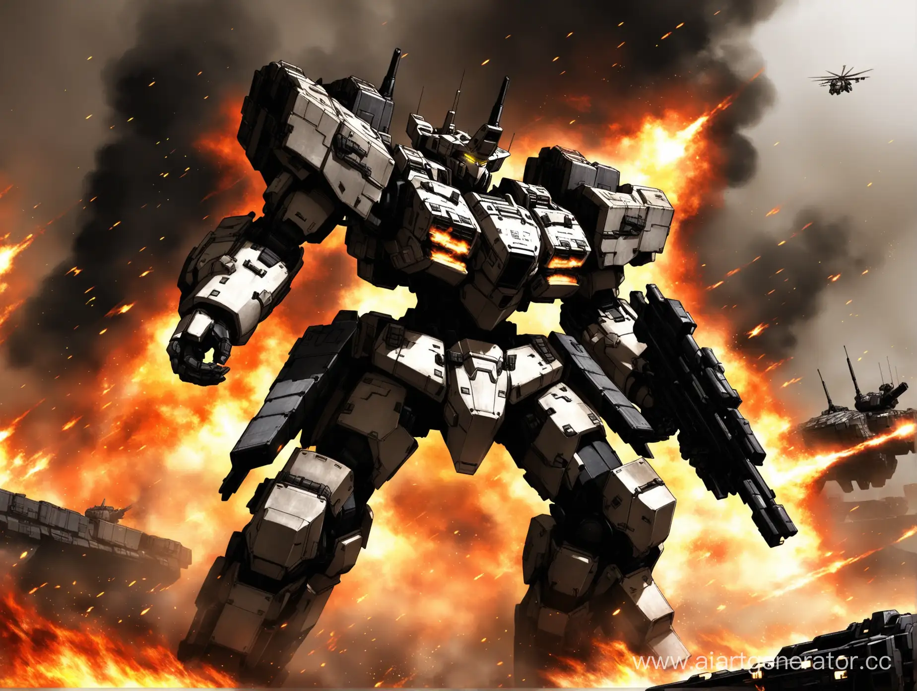 Mech-Warriors-Battling-Amidst-Flames-in-Armored-Core-6-Fires-of-Rubicon