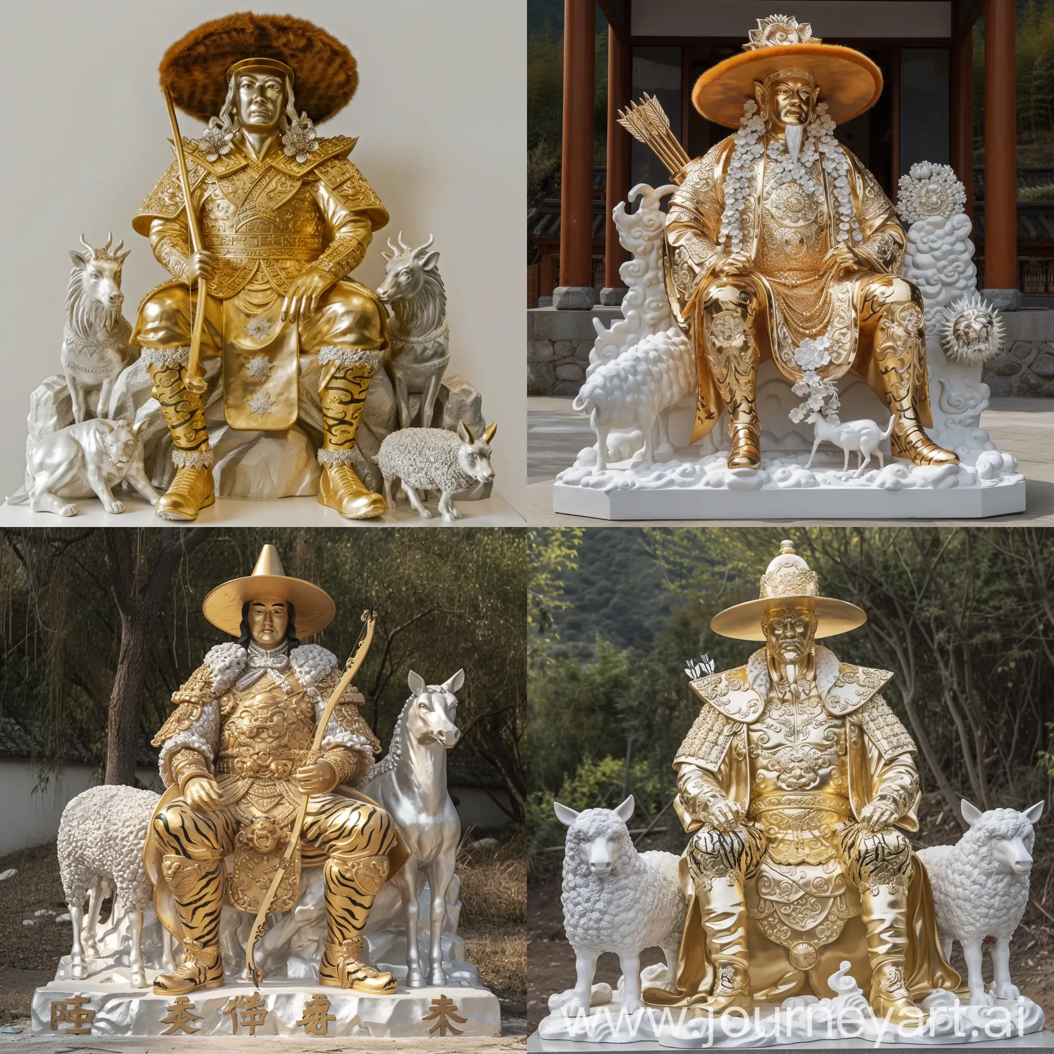 Majestic-Bronze-Statues-Celebrating-Naxi-Ethnic-Culture
