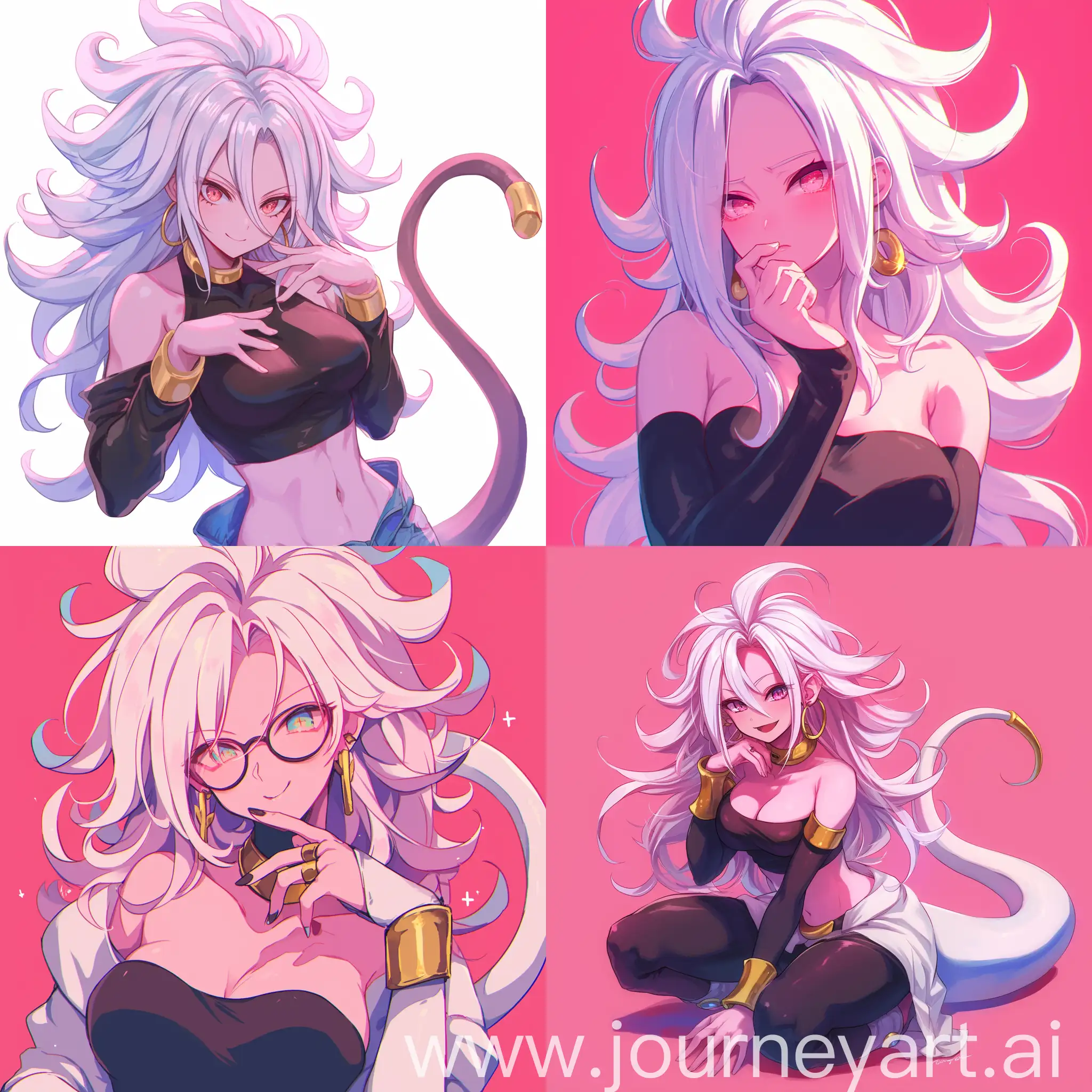 Majin Android 21 persuasive pose --niji 6