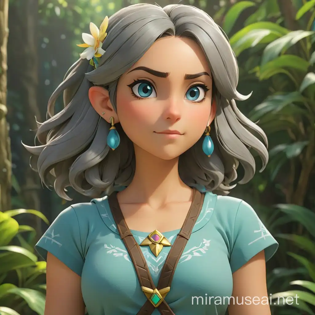 Female Adventurer in Alolan Zelda Outfit