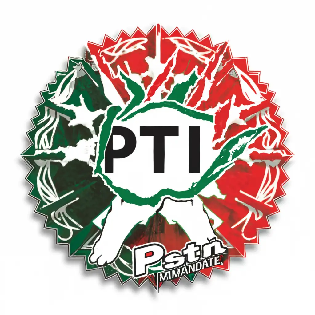 a logo design,with the text ""Stolen Mandate" image logo. Need to keep it PTI (Pakistan Tehreek e Insaf) theme", main symbol:Mandate,Moderate,clear background