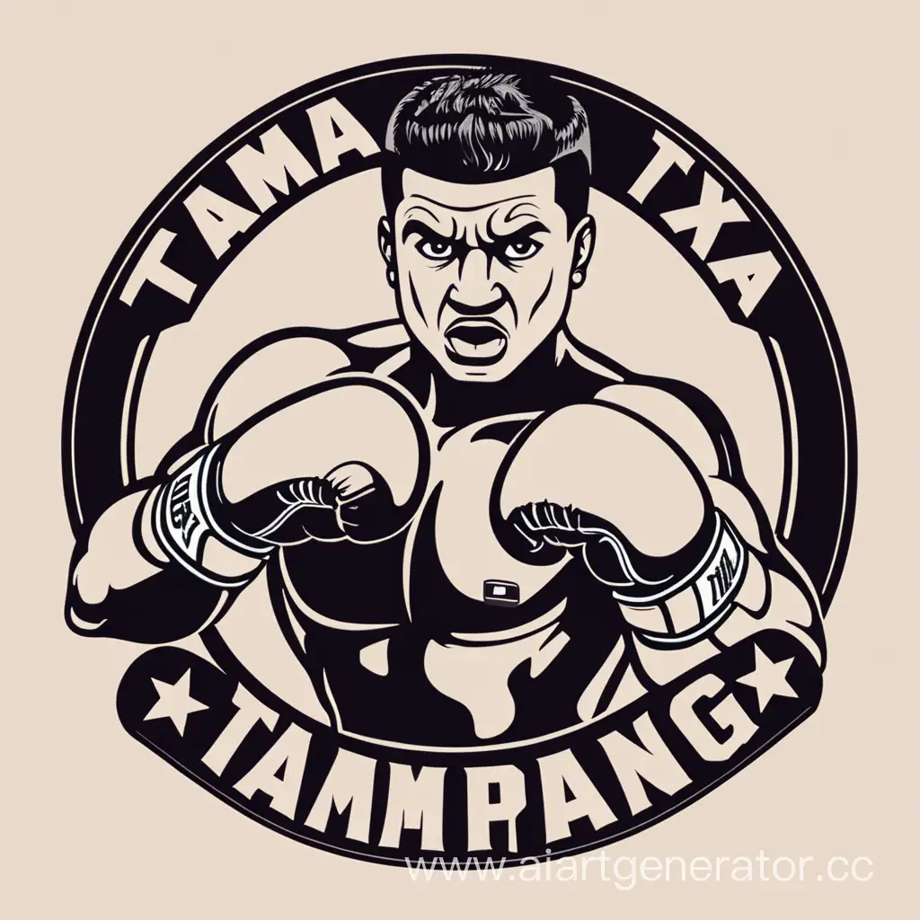 Tampa boxing vector t-shirt design, 8k, full uhd, style modern