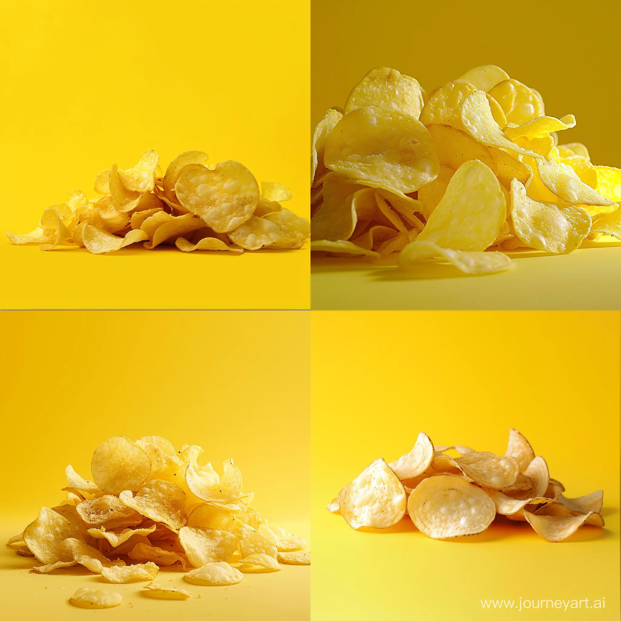 Photorealistic-Pringles-Chips-on-Yellow-Background-Studio-Shot-with-Canon-DSLR