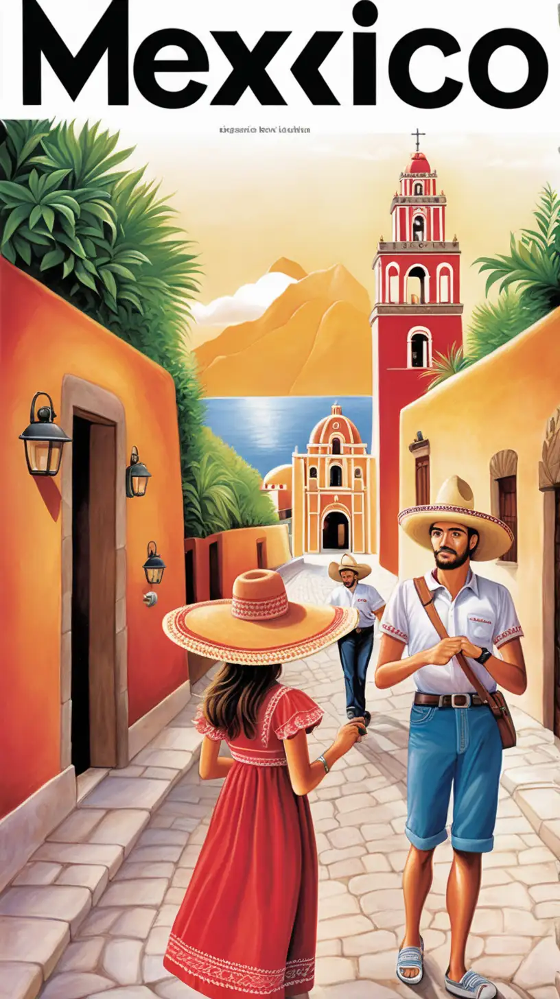 portada para una revista de análisis del turismo en mexico