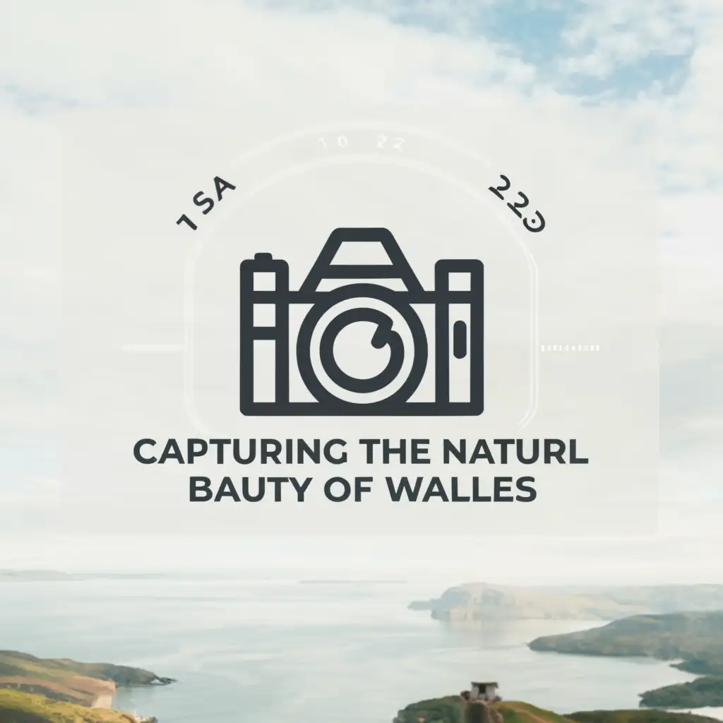 a logo design,with the text "Capturing the Natural Beauty of Wales", main symbol:camera,Moderate,clear background
