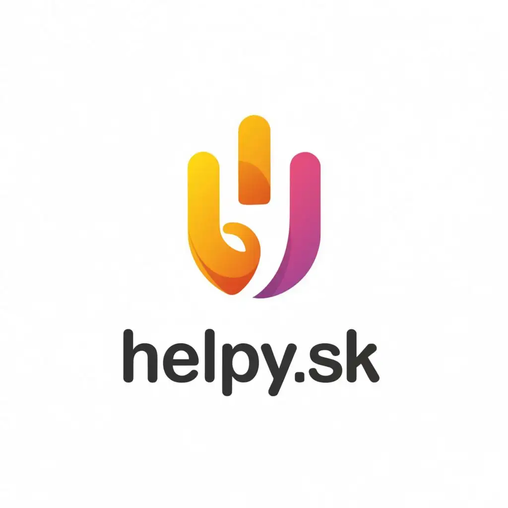 a logo design,with the text "Helpy.sk", main symbol:H,Moderate,be used in Education industry,clear background