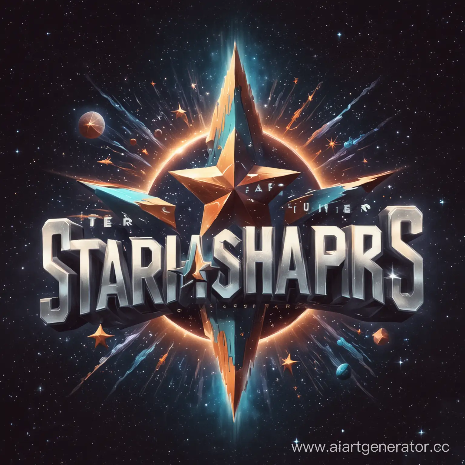 Starshapers-Logo-Design-with-Futuristic-Typography