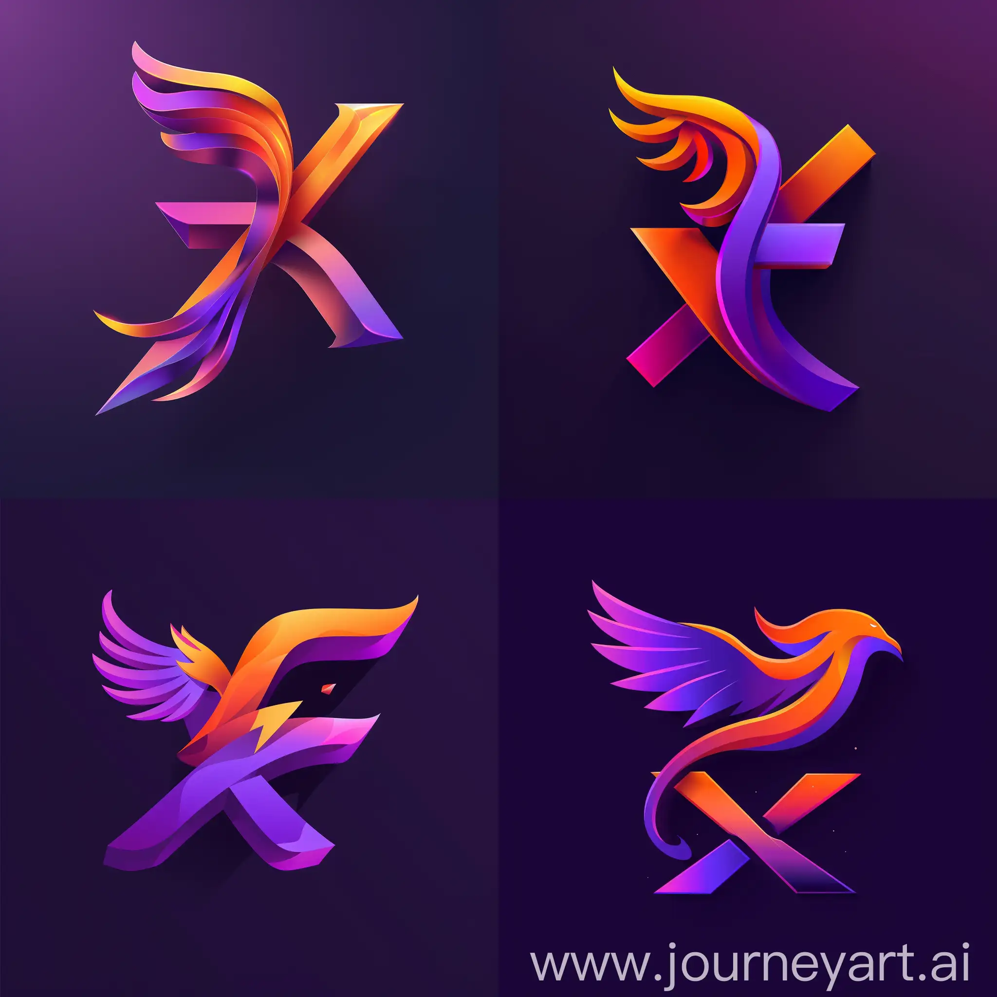 Positive-Phoenix-Transformation-with-Purple-and-Orange-Colors