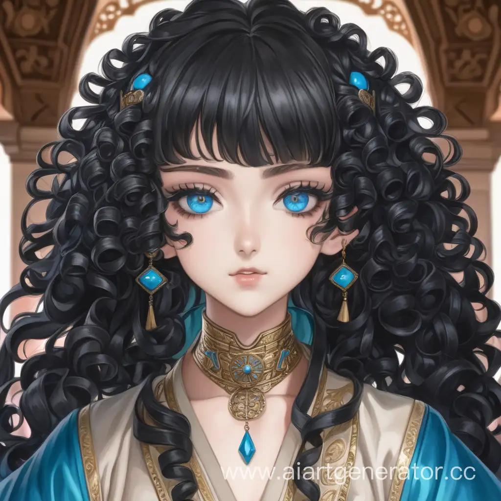 Exotic-Sultans-Court-Enchanting-Concubine-with-Black-Curls-and-Blue-Eyes