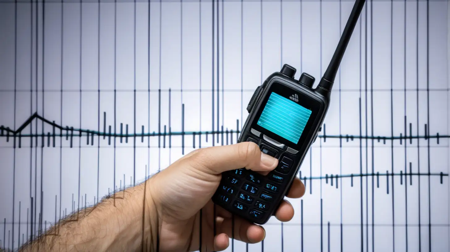 Dynamic Lines on WalkieTalkie Display Communication in Motion