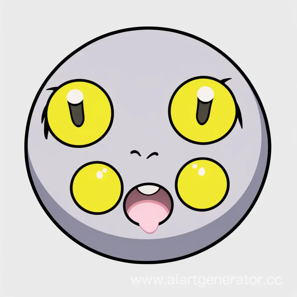 Adorable-AnimeStyle-Round-Blob-with-Expressive-Yellow-Eyes