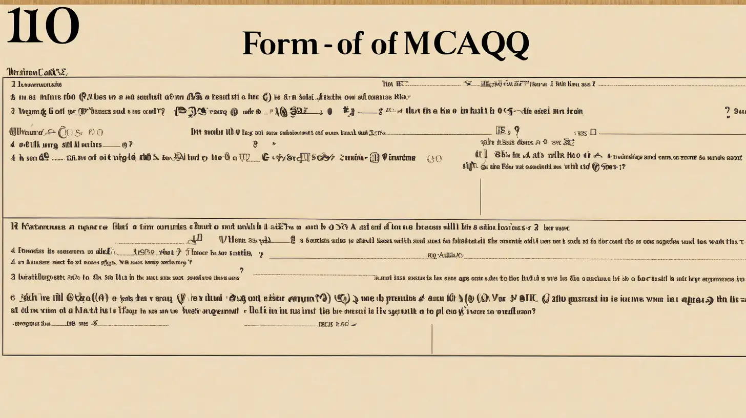 form of a MCQ with 10 questions
