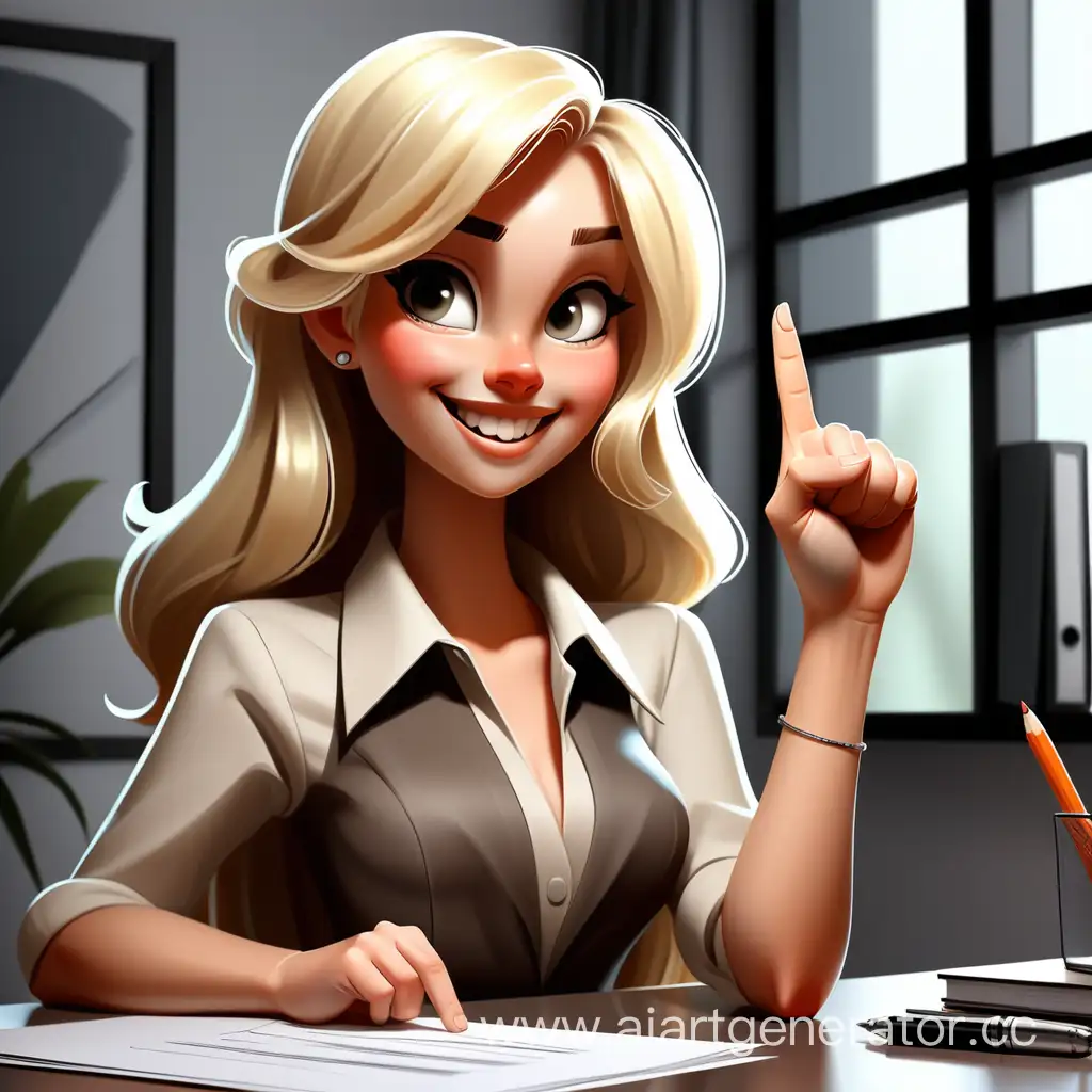 Happy-Blonde-Girl-Signing-Insurance-Contract