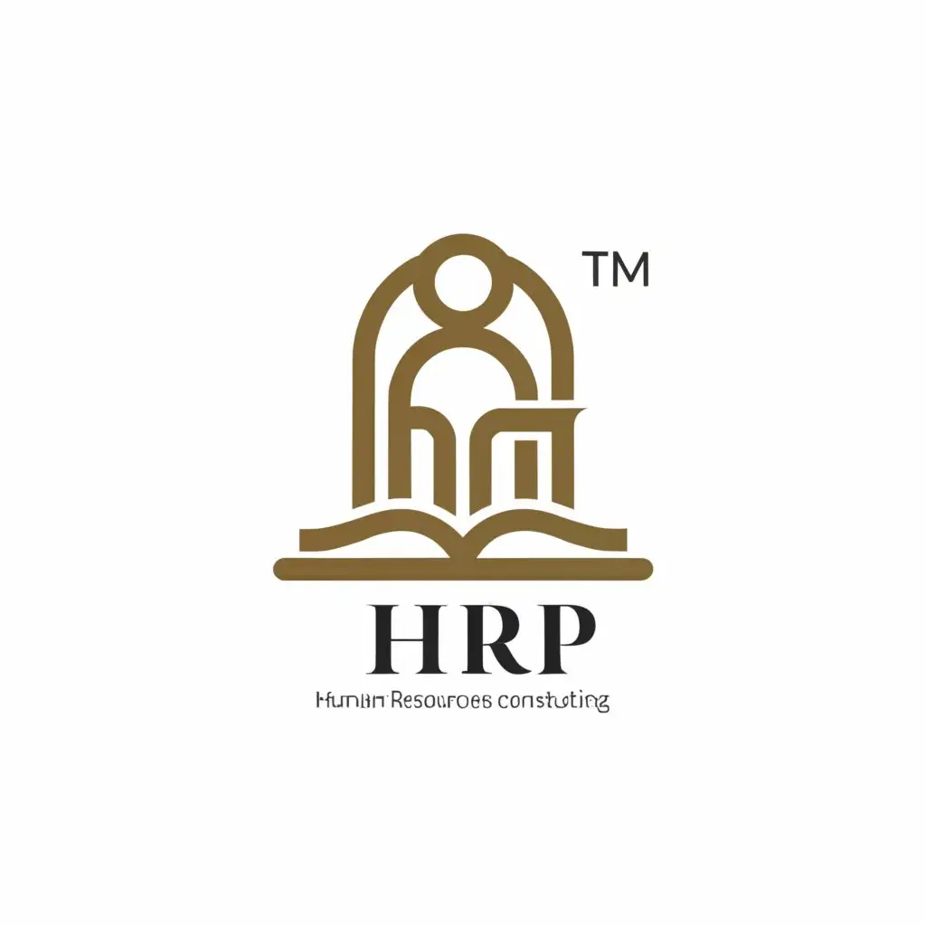 a logo design,with the text "HRP", main symbol:i want a logo for my business HRP for hr cunsulting. should be simple and classical,Moderate,be used in Education industry,clear background