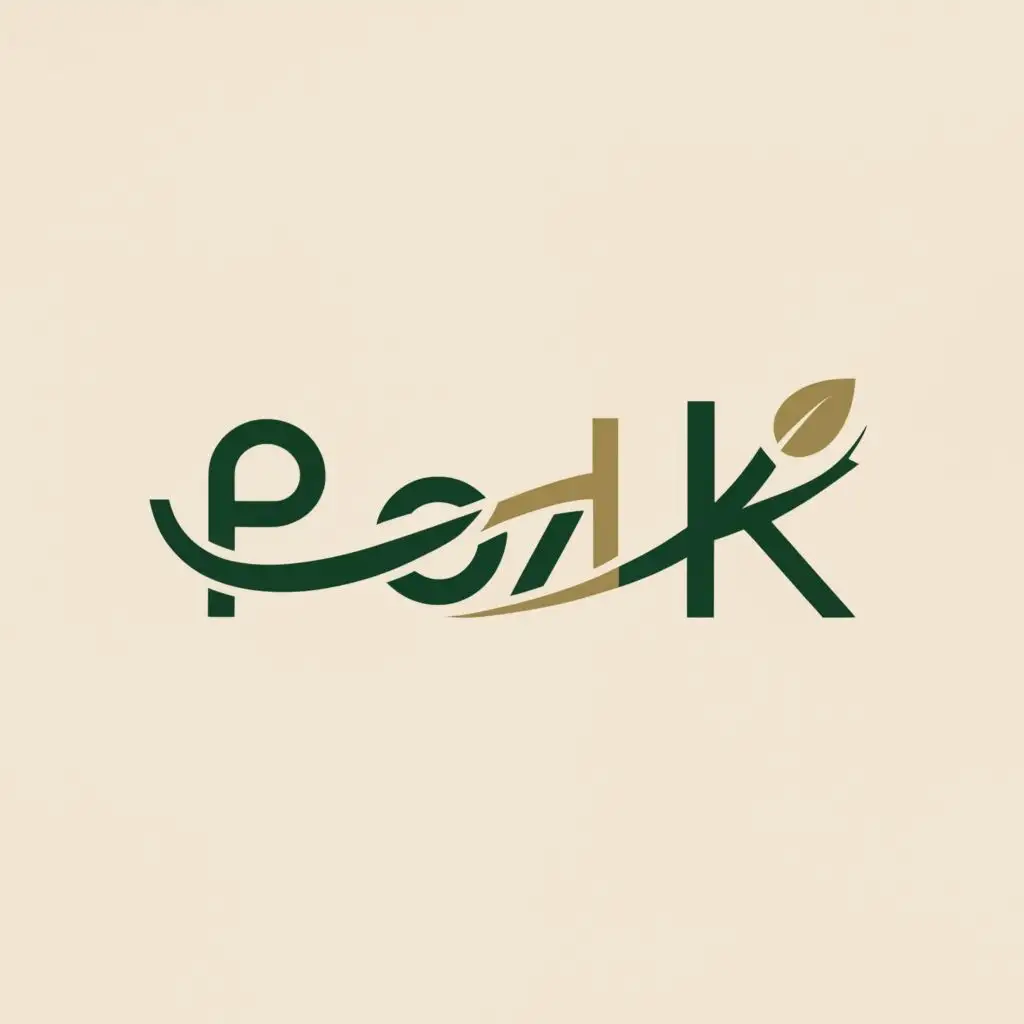 a logo design,with the text "PEAK", main symbol:Leaf,Moderate,clear background