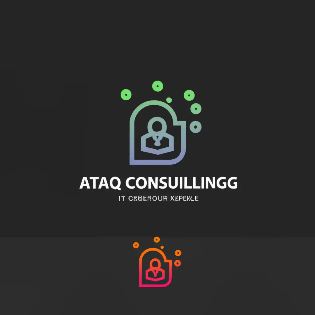 a logo design,with the text "Ataq Consulting", main symbol:a logo design,with the text "Ataq Consulting", main symbol:Digital Padlocck with IT and cybersecurity meaning,Minimalistic,be used in Technology industry,clear background,Minimalistic,be used in Technology industry,clear background