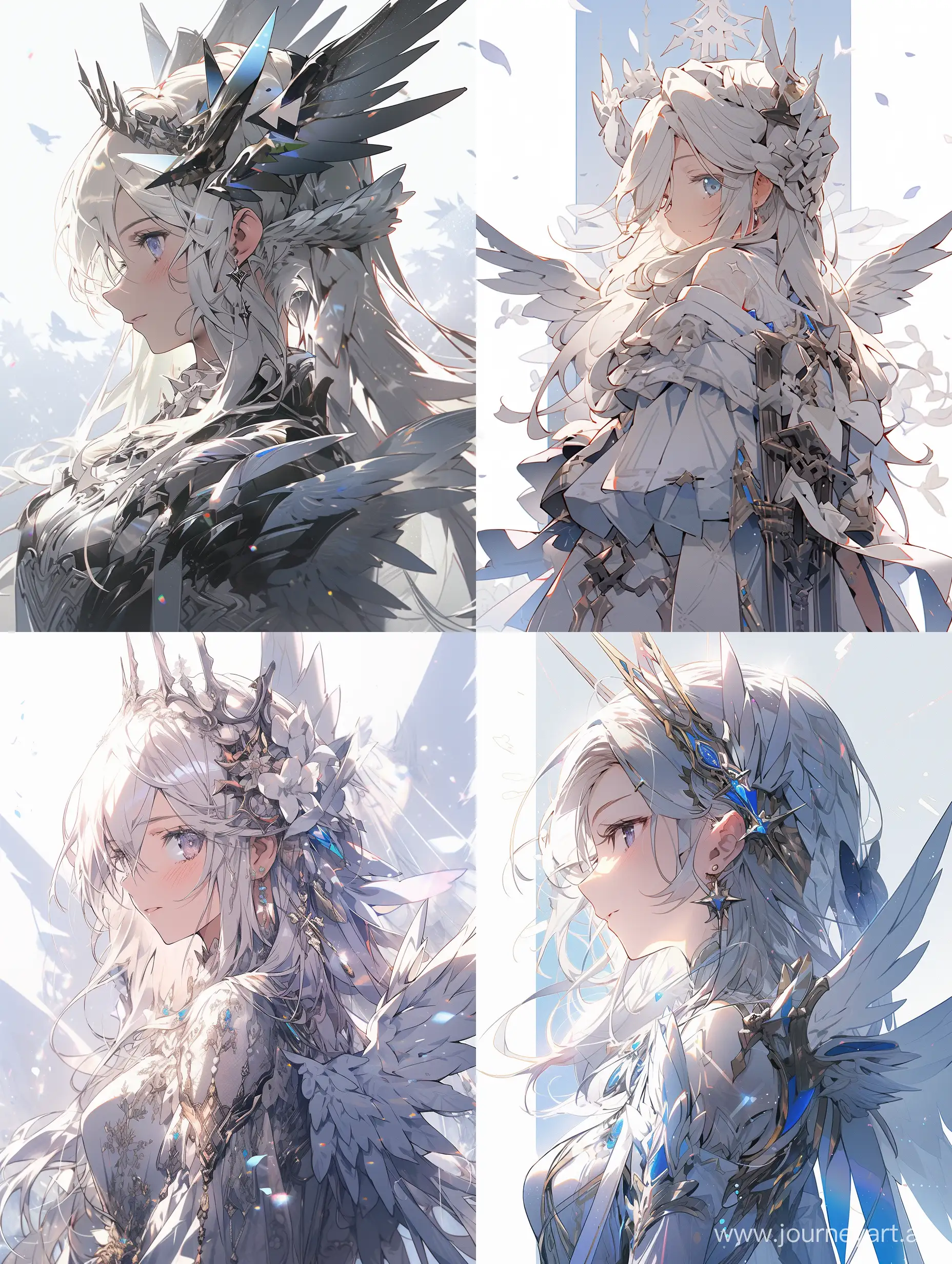 Majestic-White-Angel-with-Spread-Wings-Against-a-Heavenly-Sky