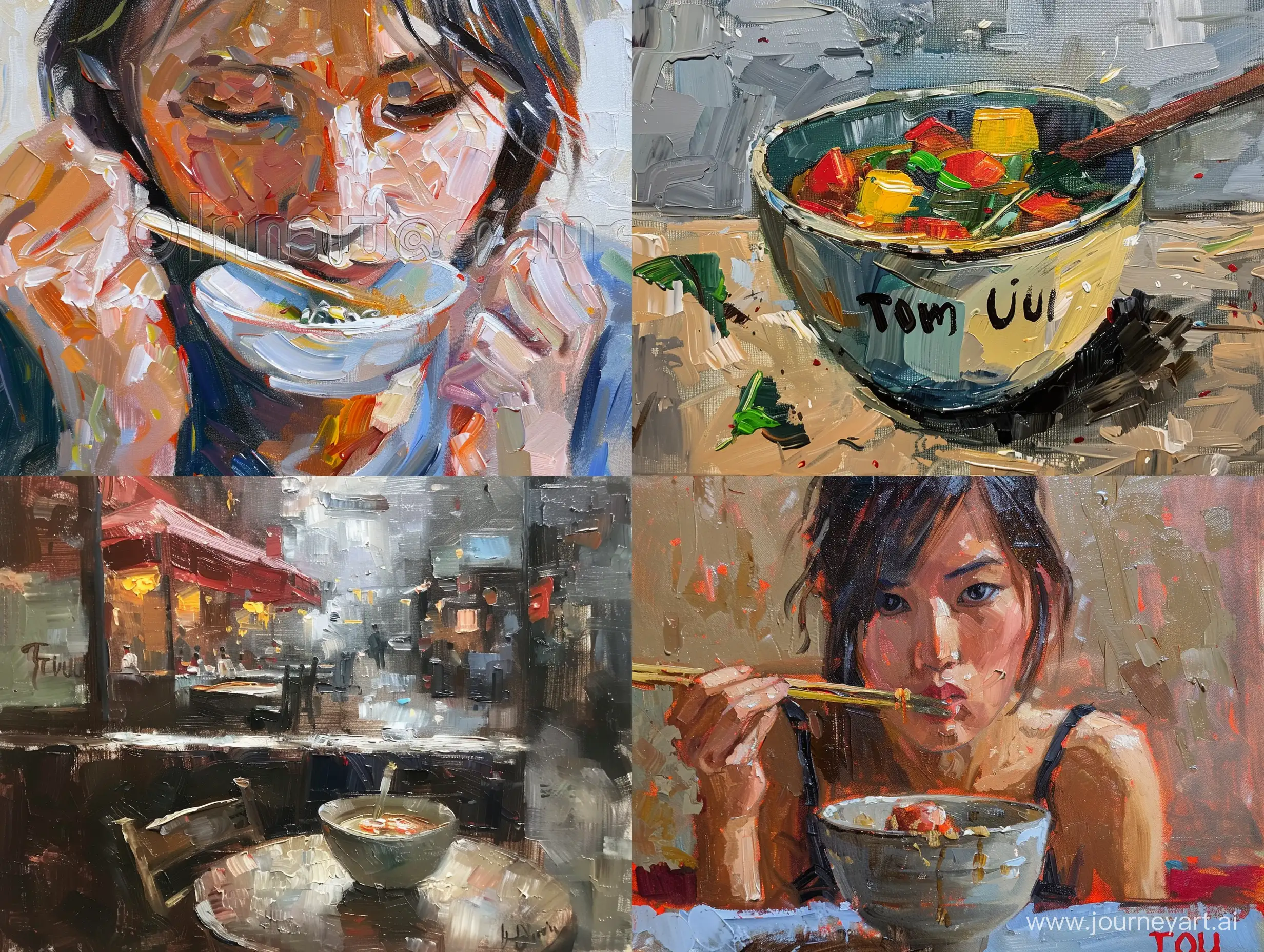 Vibrant-Tom-Yum-Soup-Oil-Painting-with-Rich-Colors
